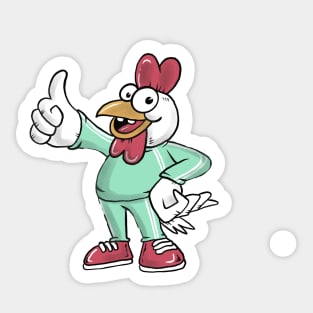 Mr Chicken Sticker